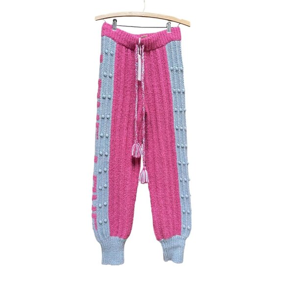 LoveShackFancy NWT Landana Jogger Passion Fruit Punch Alpaca & Wool Blend Small - Picture 2 of 10